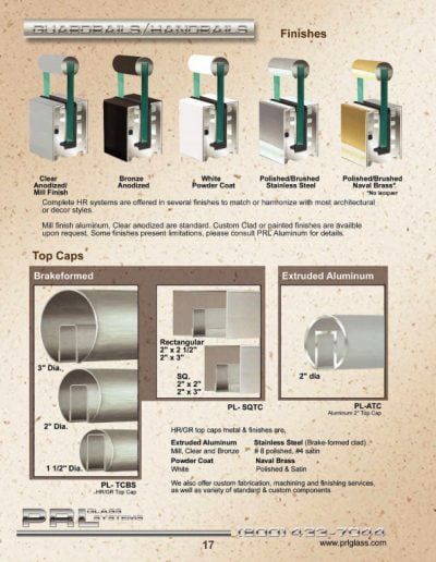 Guardrail & Handrail Finishes