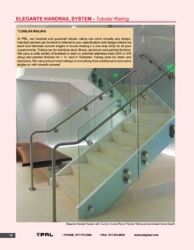 Elegante Handrail System - Tubular Railing