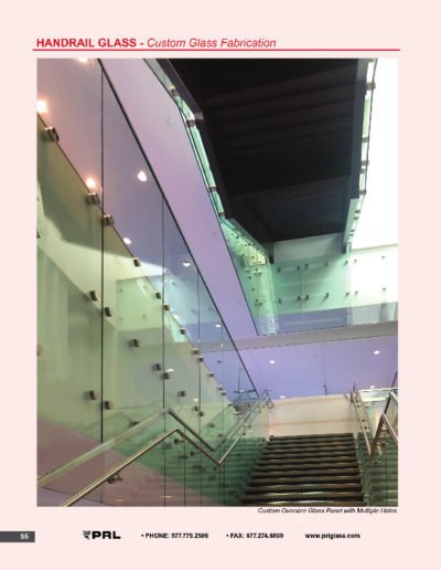 Handrail Glass - Custom Glass Fabrication