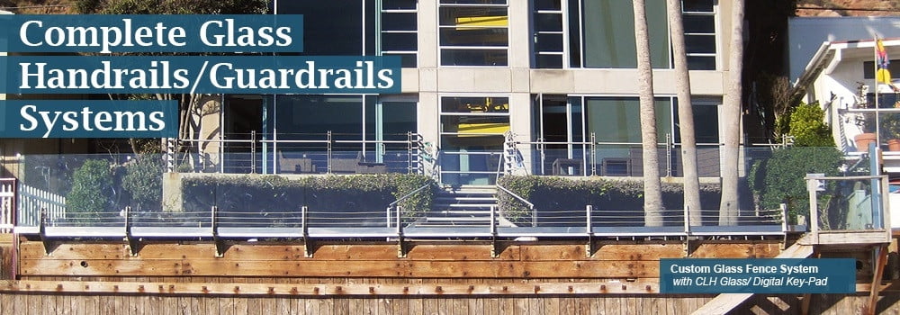 Complete Glass Handrails / Guardrails Systems
